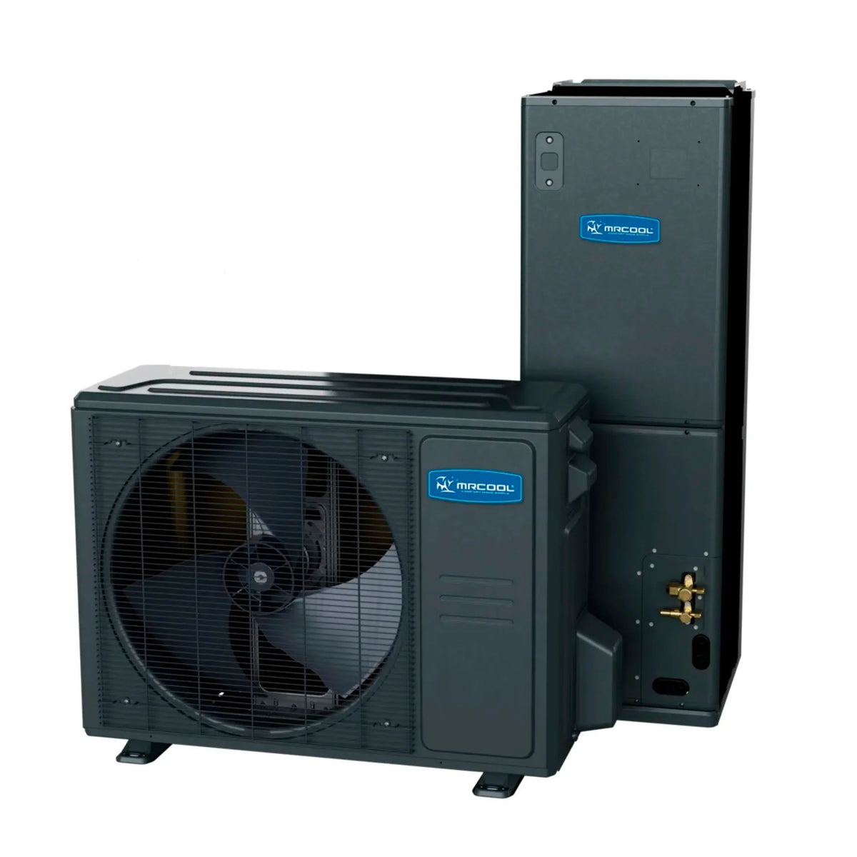 MRCOOL Universal 24K BTU, 2 Ton, 18.6 SEER2 Heat Pump Condenser and Ducted Air Handler (UHP1824AH1824-O)