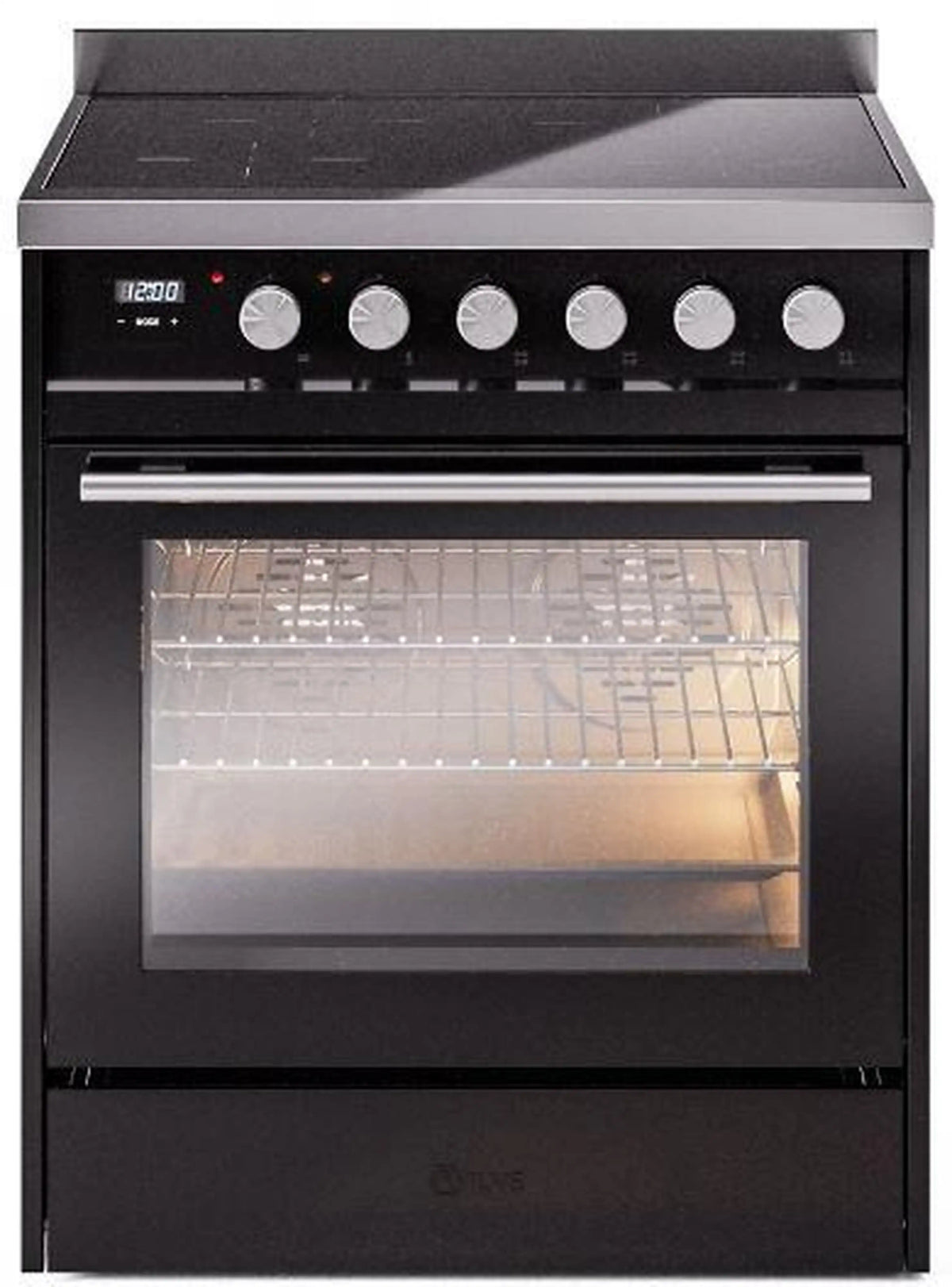 ILVE Professional Plus II 30-Inch Induction Range, Glossy Black (UPI304WMPBK)