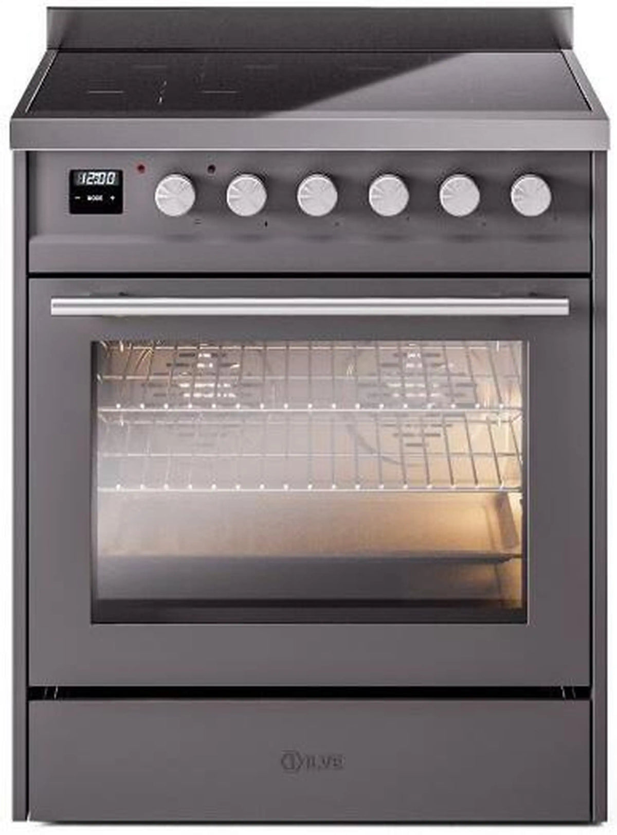 ILVE Professional Plus II 30-Inch Induction Range, Matte Graphite (UPI304WMPMG)
