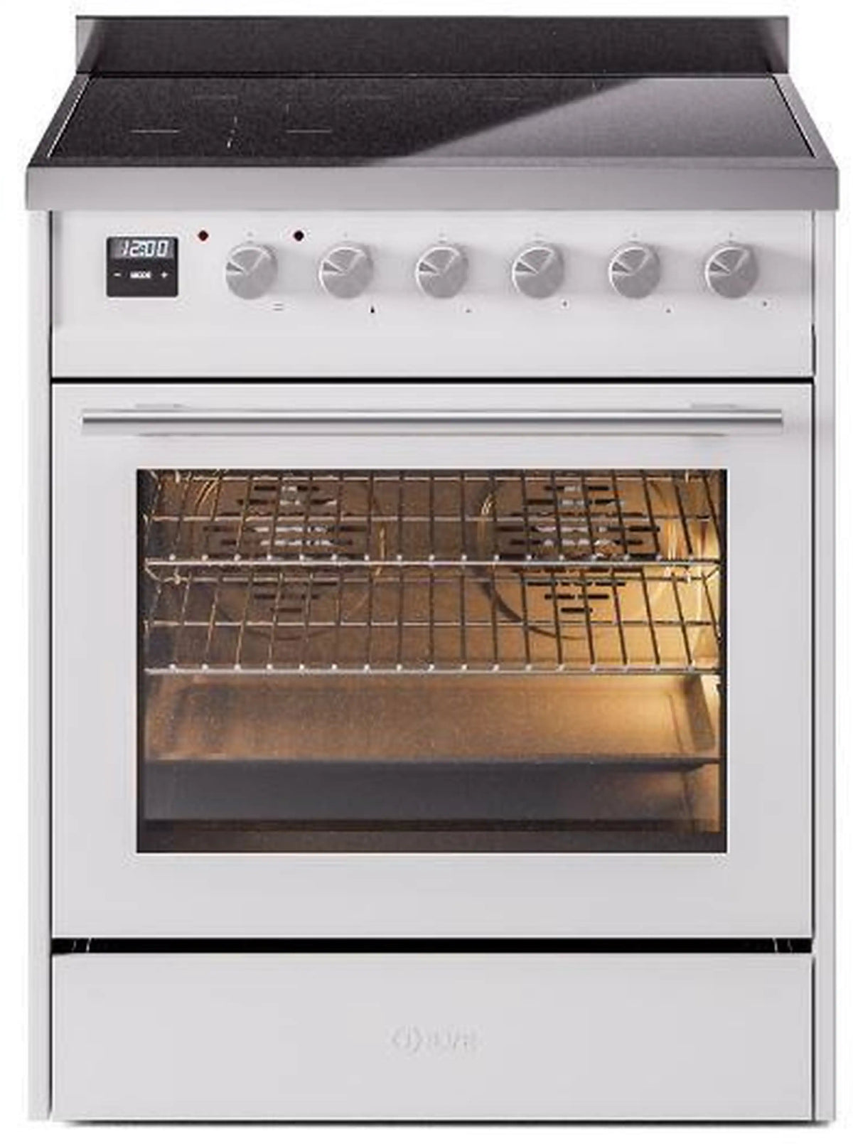 ILVE Professional Plus II 30-Inch Induction Range, White (UPI304WMPWH)