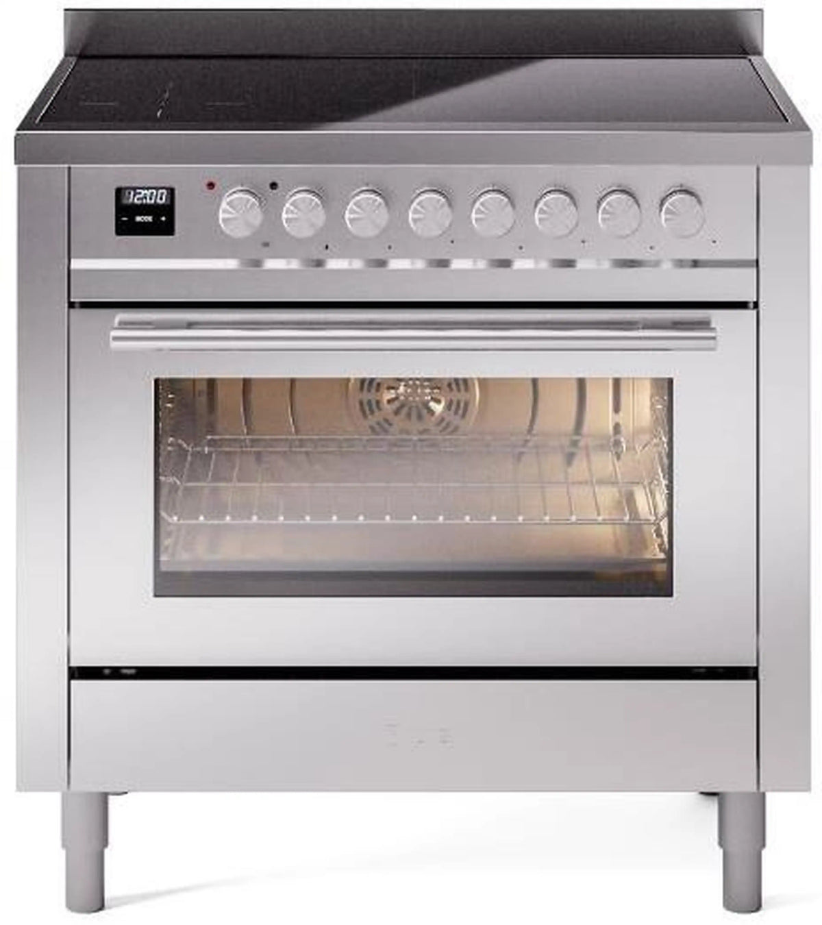 ILVE Professional Plus II 36-Inch Induction Range, Stainless Steel (UPI366WMPSS)