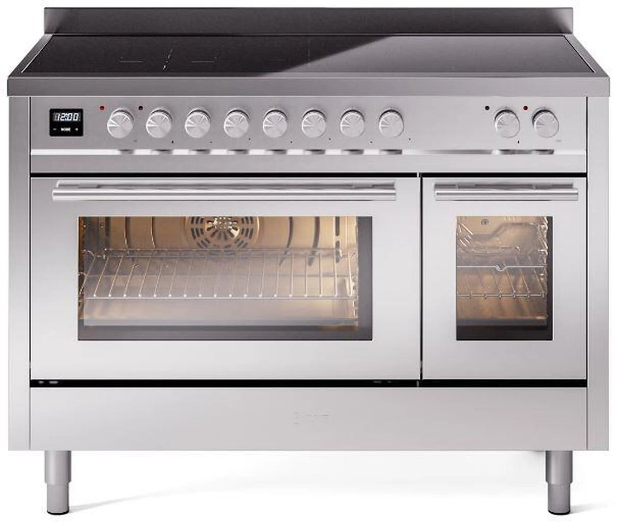 ILVE Professional Plus II 48-Inch Induction Range, Stainless Steel (UPI486WMPSS)