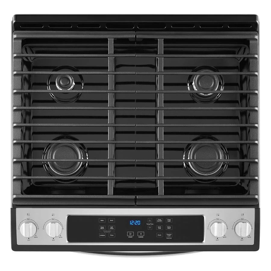WEG515S0LS 5.0 Cu. Ft. Whirlpool® Gas Range with Frozen Bake™ Technology Stainless Steel