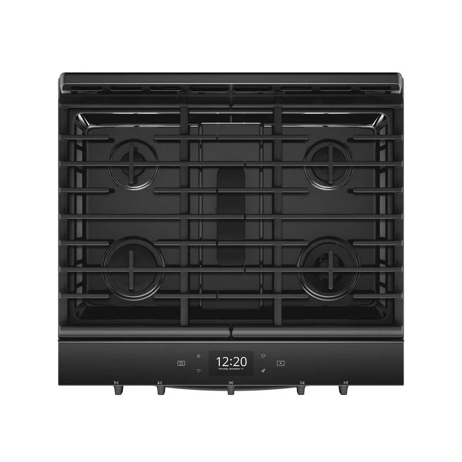 Whirlpool WEG750H0HB 5.8 cu. ft. Smart Slide-in Gas Range with Air Fry, when Connected Black