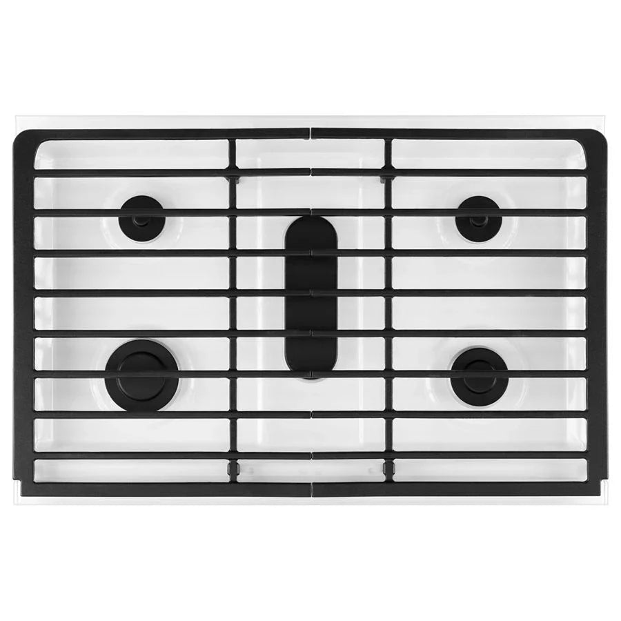 Whirlpool WGG745S0FH 6.0 Cu. Ft. Gas Double Oven Range with EZ-2-Lift™ Hinged Grates White Ice