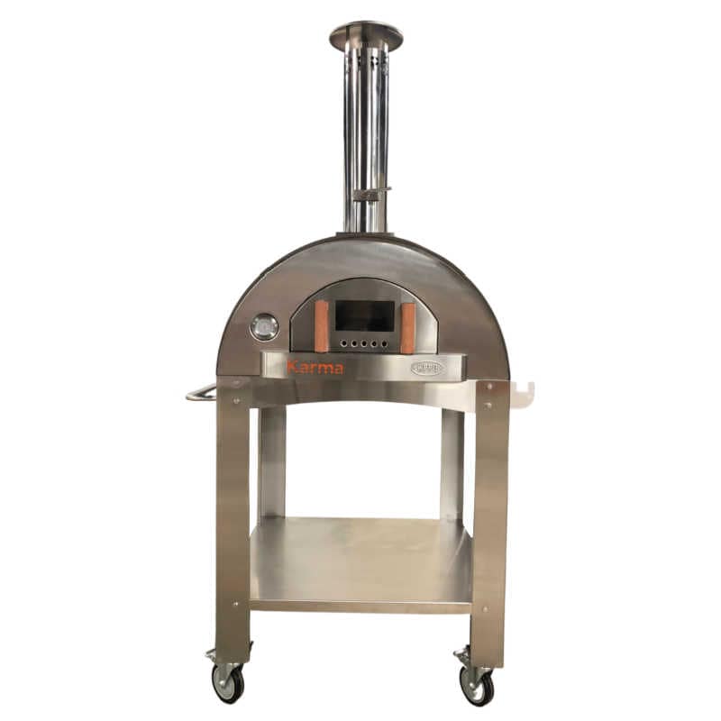 WPPO Karma 32-Inch Wood Fired Pizza Oven w/ Cart