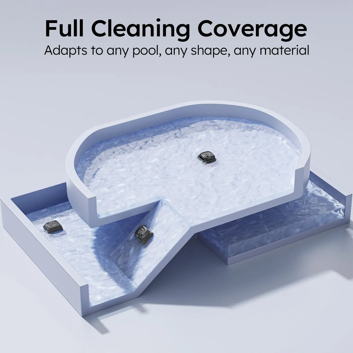 WYBOT C2 Robotic Pool Cleaner - coverage diagram 4