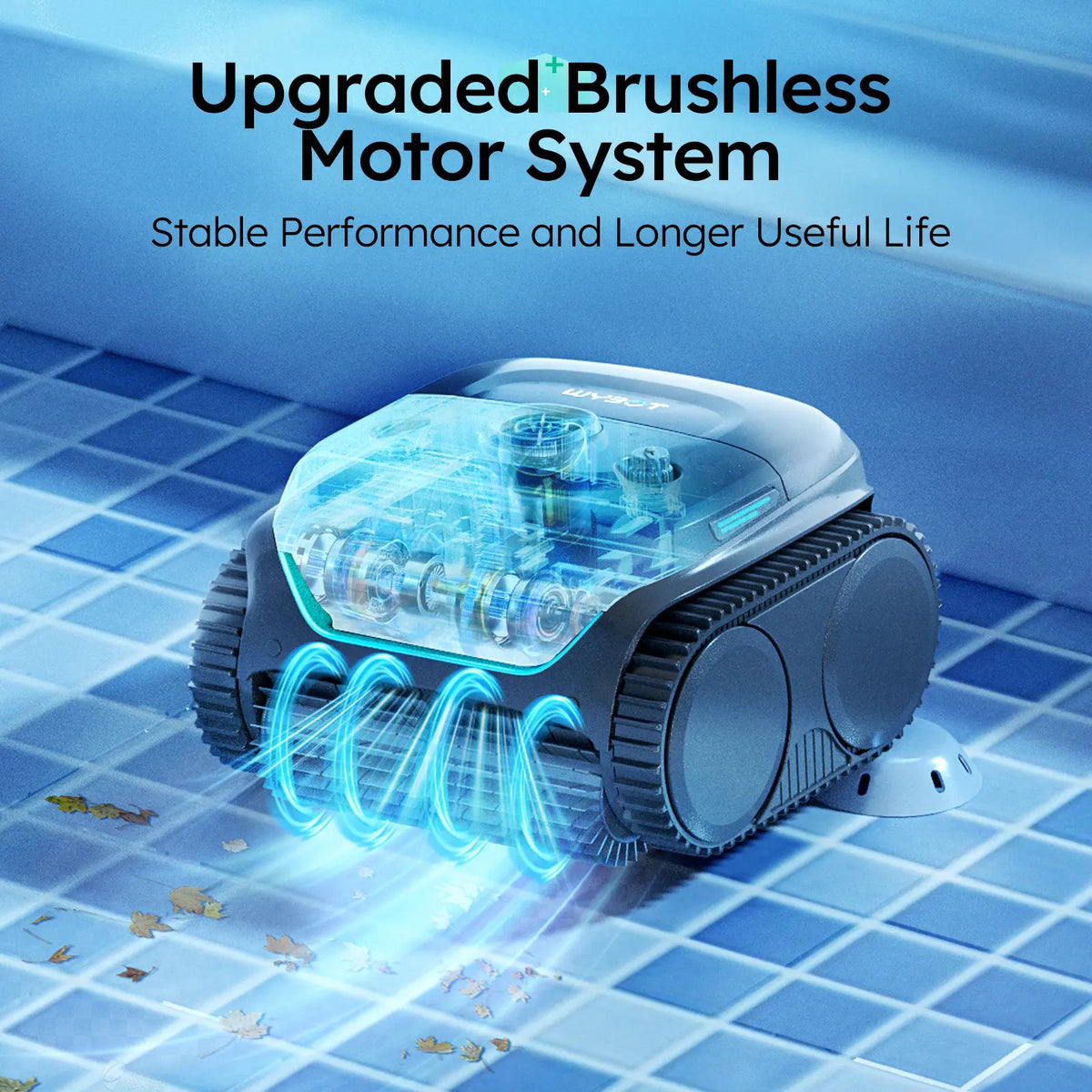 WYBOT C2 Robotic Pool Cleaner - motor detail 7