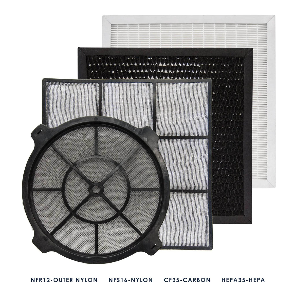 XPOWER HEPA air scrubber X-3580 - filters