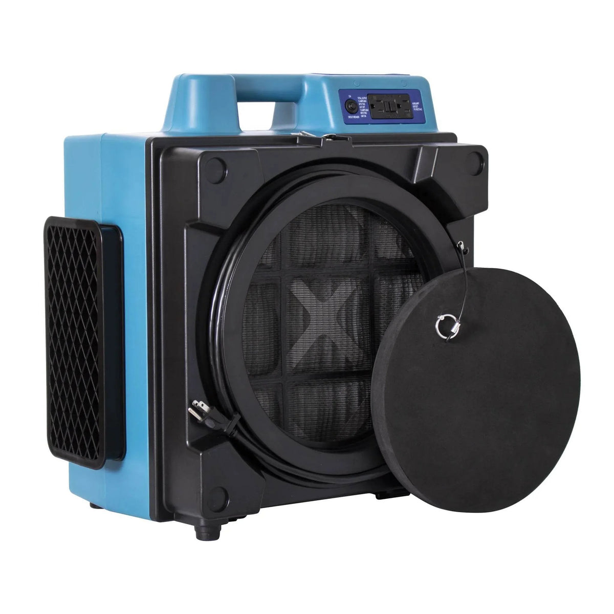 XPOWER HEPA air scrubber X-4700AM - main view with lid open