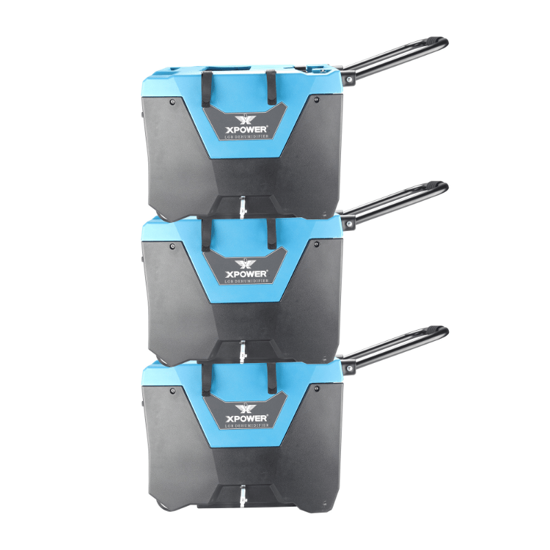 XPOWER LGR commercial dehumidifier XD-125Li - combined product views