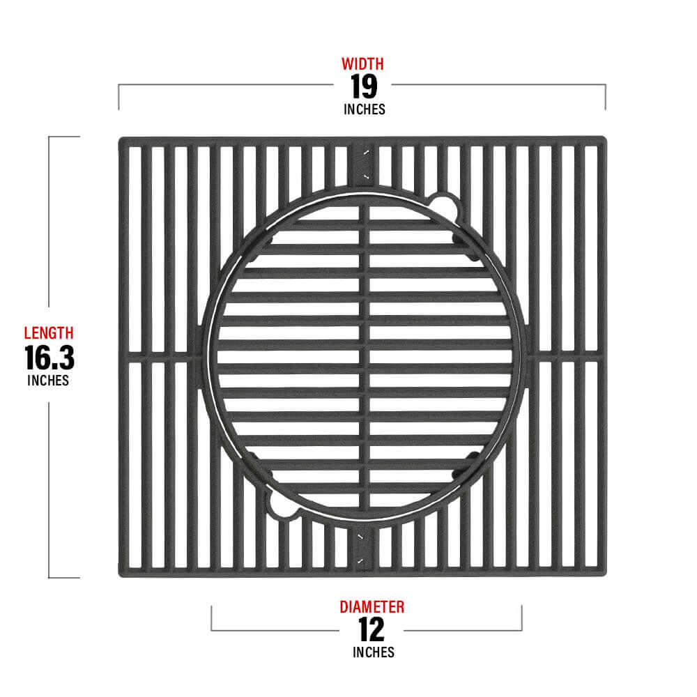 Monument Grills Multi-Function Grill Grate, Cast Iron (A106)