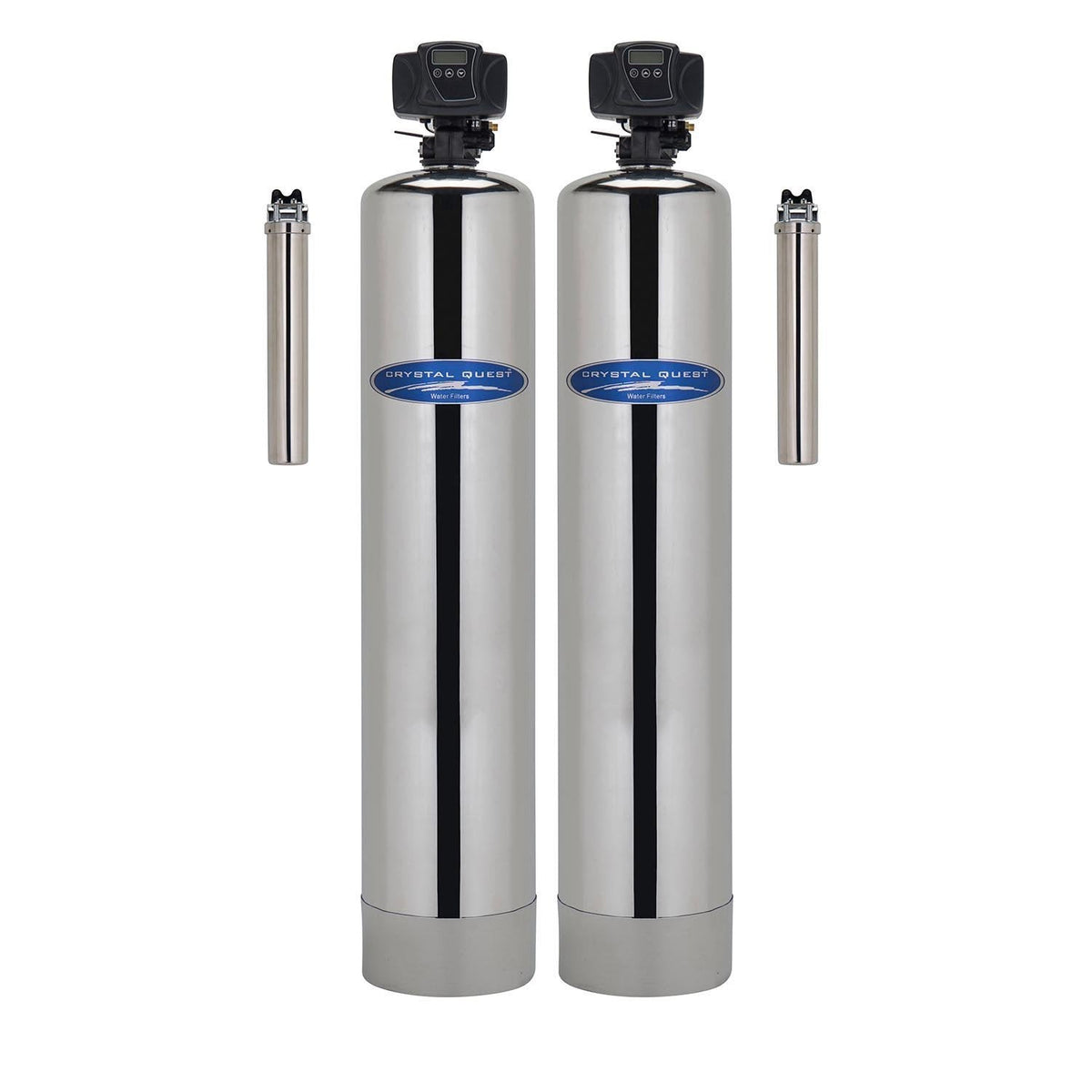 Crystal Quest Whole House Water Filtration System, Fluoride Removal, 1-4 Bathrooms