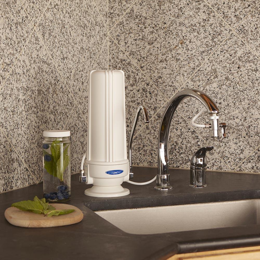 Crystal Quest SMART Alkaline Countertop Water Filtration System, Single Cartridge