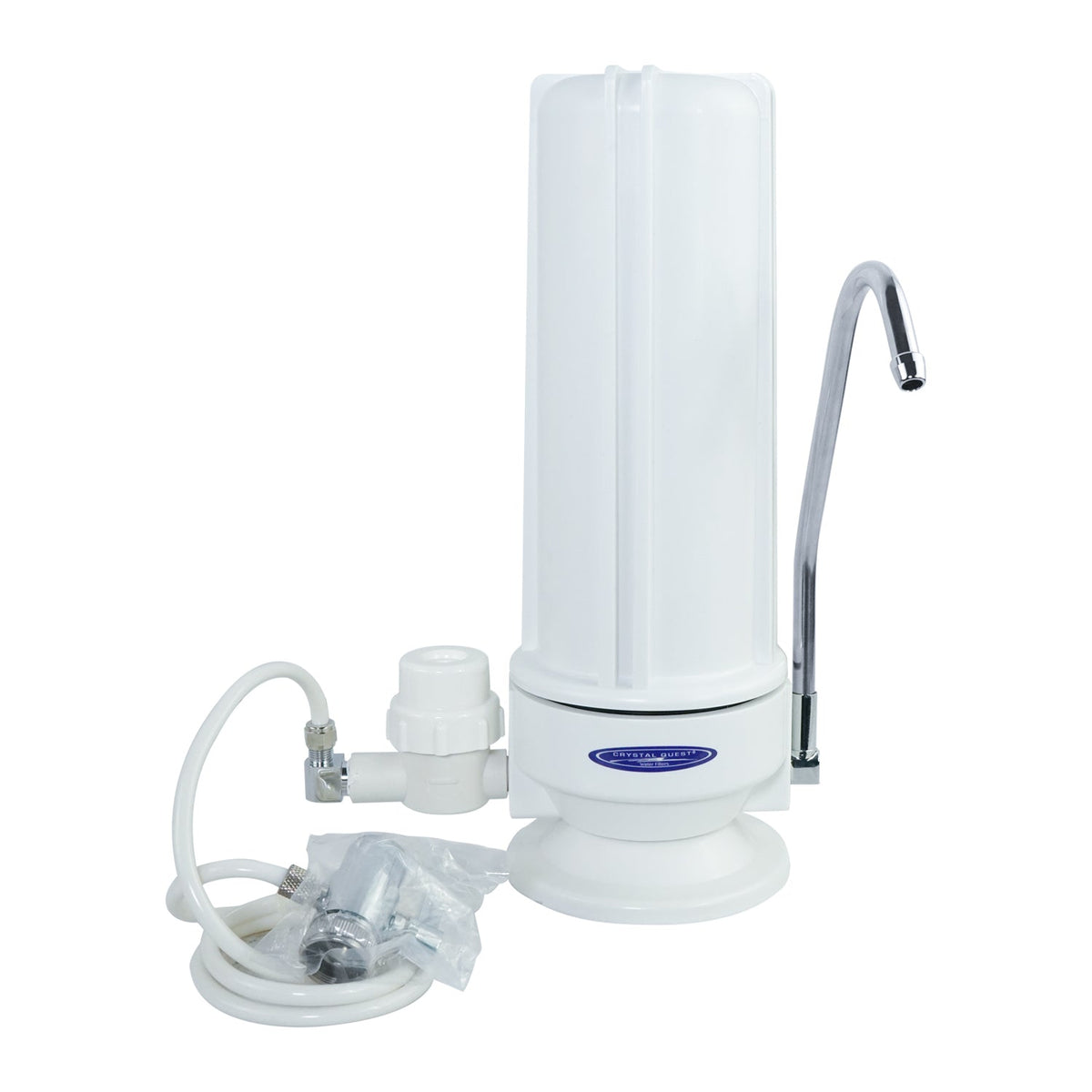 Crystal Quest SMART Alkaline Countertop Water Filtration System, Single Cartridge