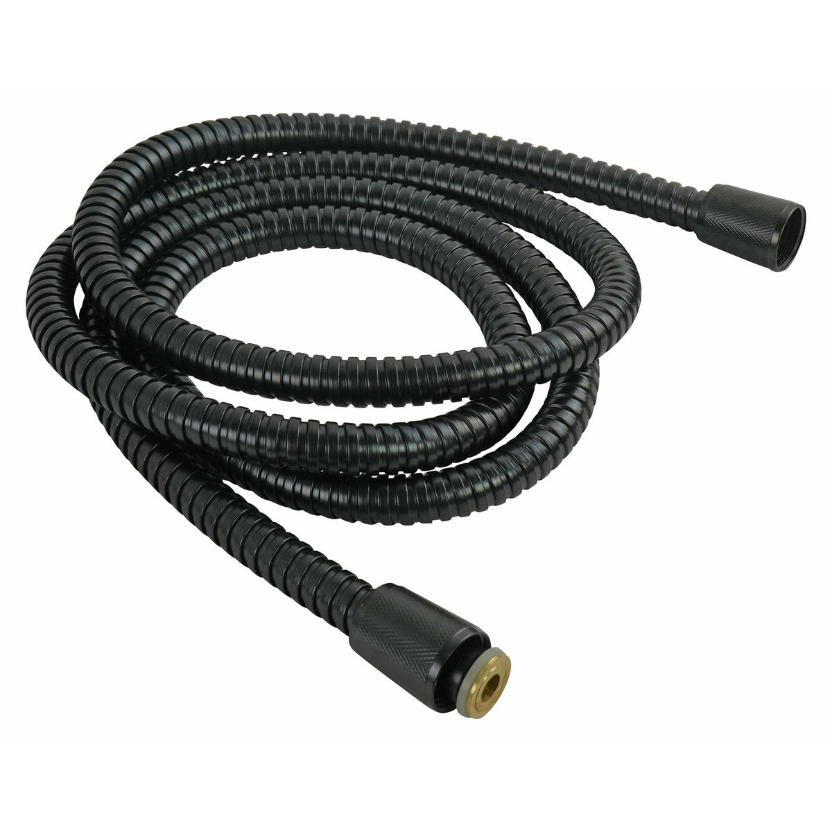 Crystal Quest Metal Shower Hose, Universal 70 in, 1/2" Connection