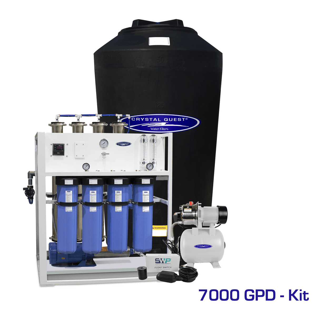 Crystal Quest Mid-Flow Commercial Reverse Osmosis System, 500-7,000 GPD