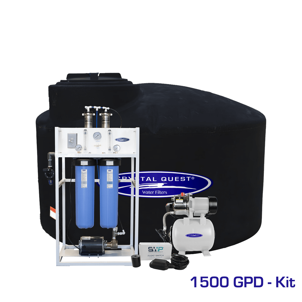 Crystal Quest Mid-Flow Commercial Reverse Osmosis System, 500-7,000 GPD