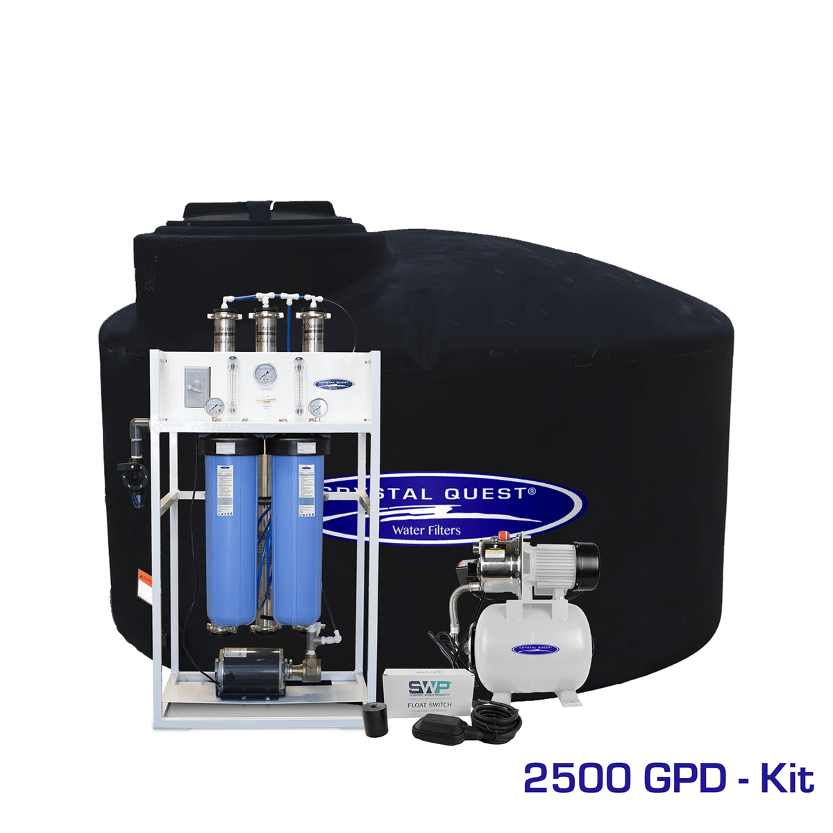 Crystal Quest Mid-Flow Commercial Reverse Osmosis System, 500-7,000 GPD