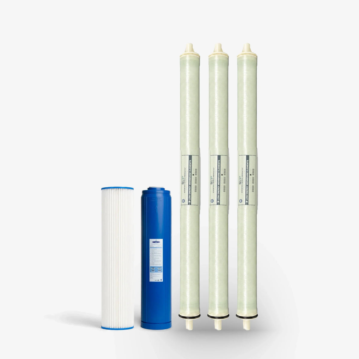 Crystal Quest Whole House RO Replacement Filter Pack, 1500, 1800 and 2500 GPD Systems