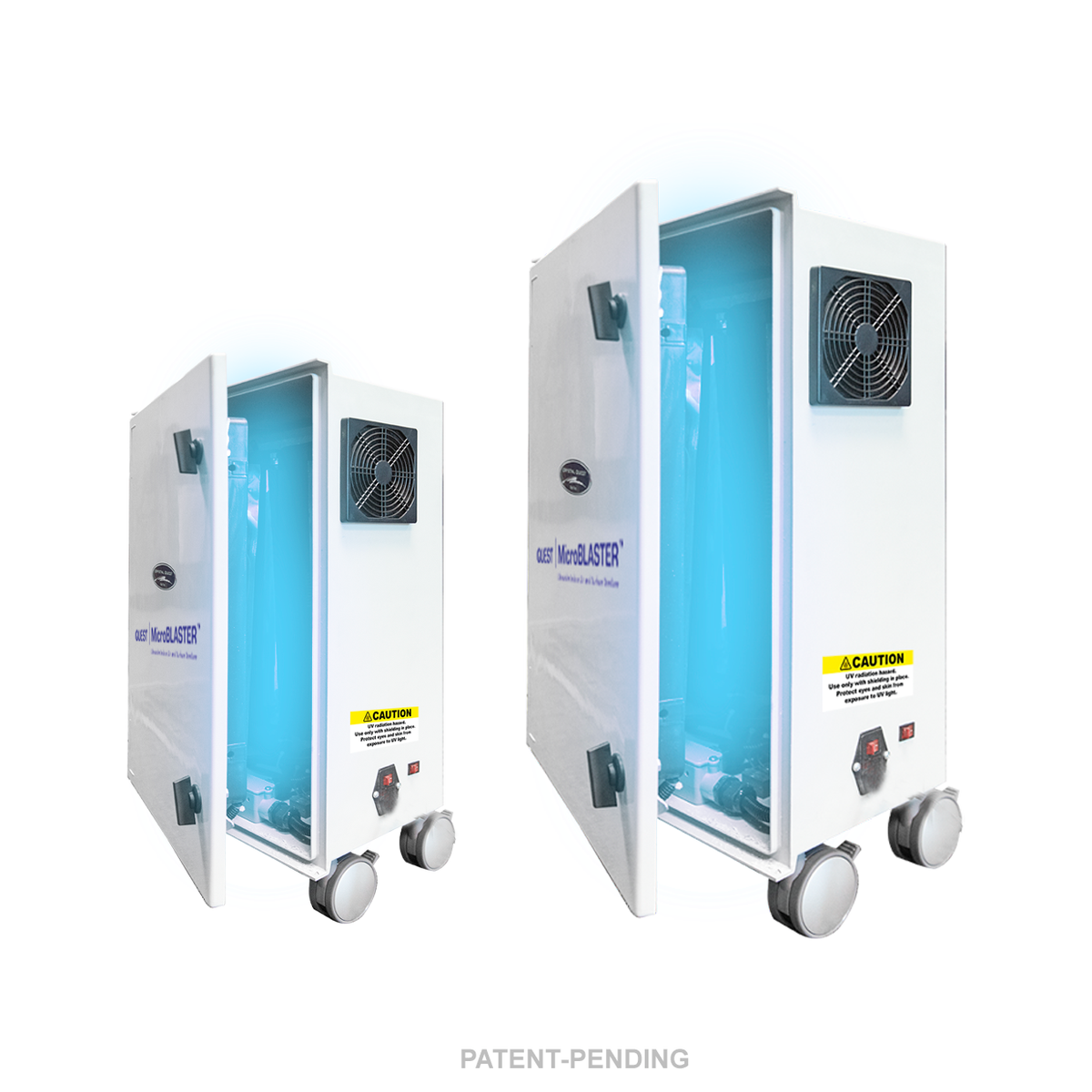 Crystal Quest Micro-Blaster mobile UV air sterilizer CQE-UVX-0125/0250 - alternate view 2