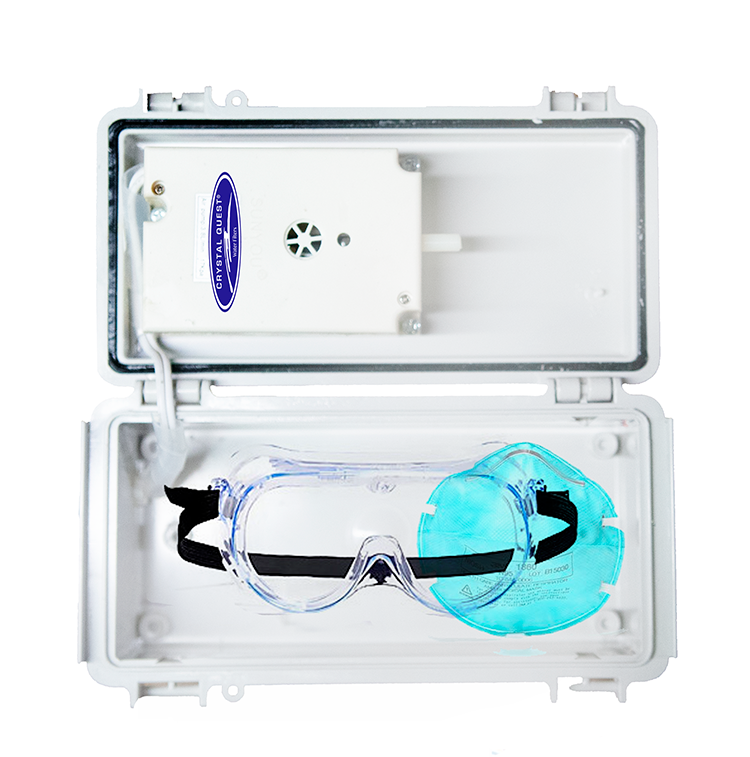 Crystal Quest Micro-Blaster personal item ozone treatment box CQE-OZP-0200/0200XL - alternate view 2