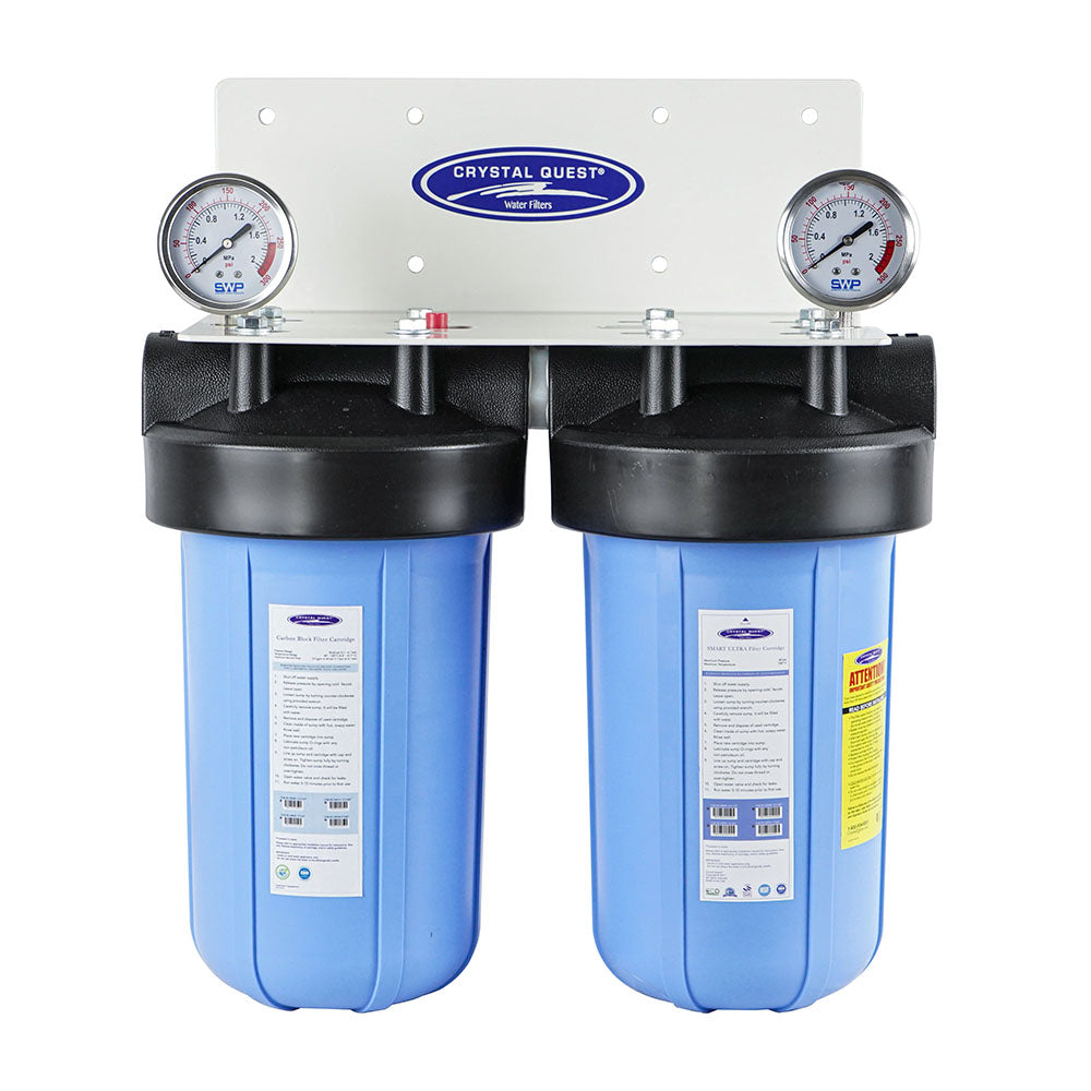 Crystal Quest Compact Whole House Water Filter, Arsenic Removal, 2-4 GPM