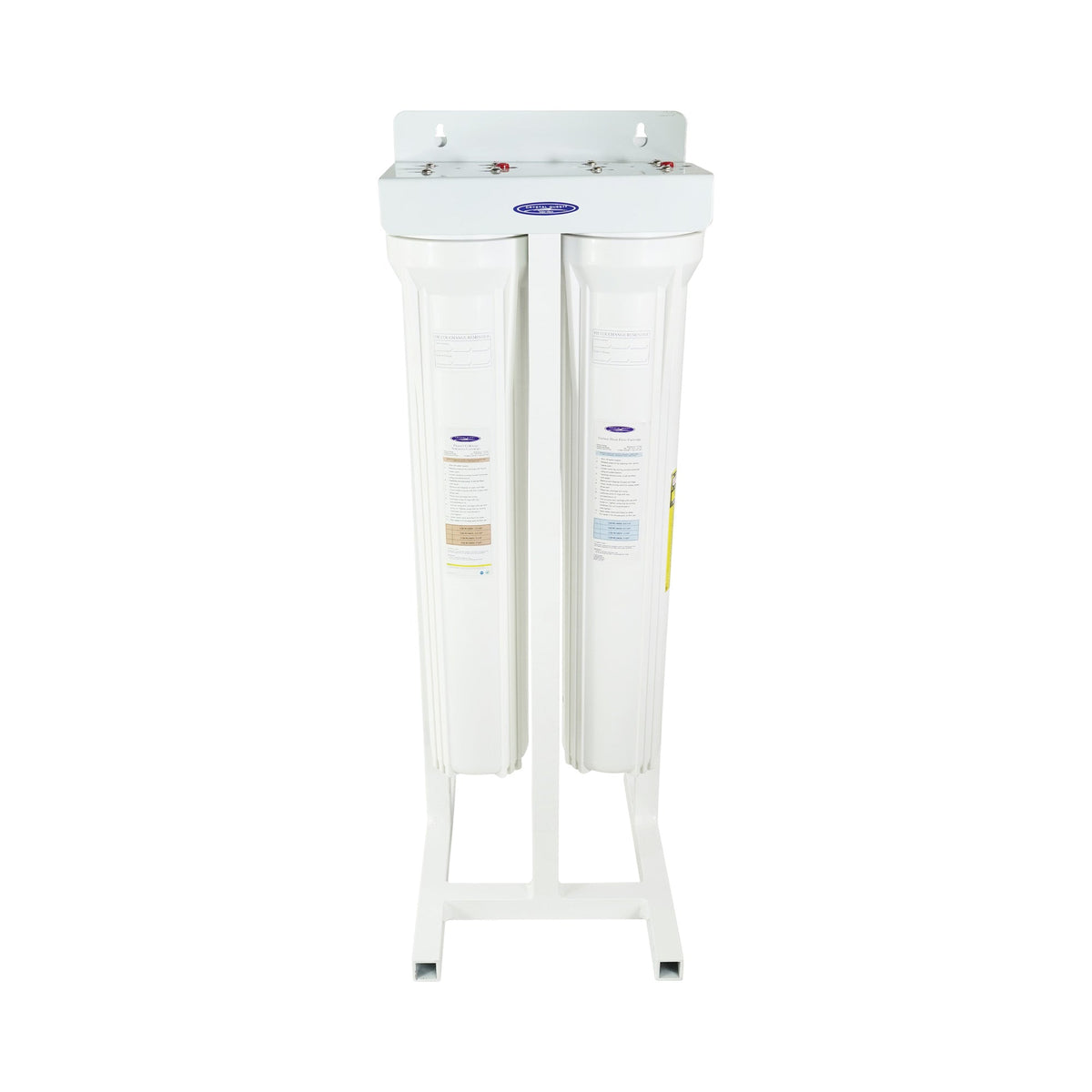 Crystal Quest Slimline Mini Whole House Water Filter, Fluoride Removal, 2-4 GPM