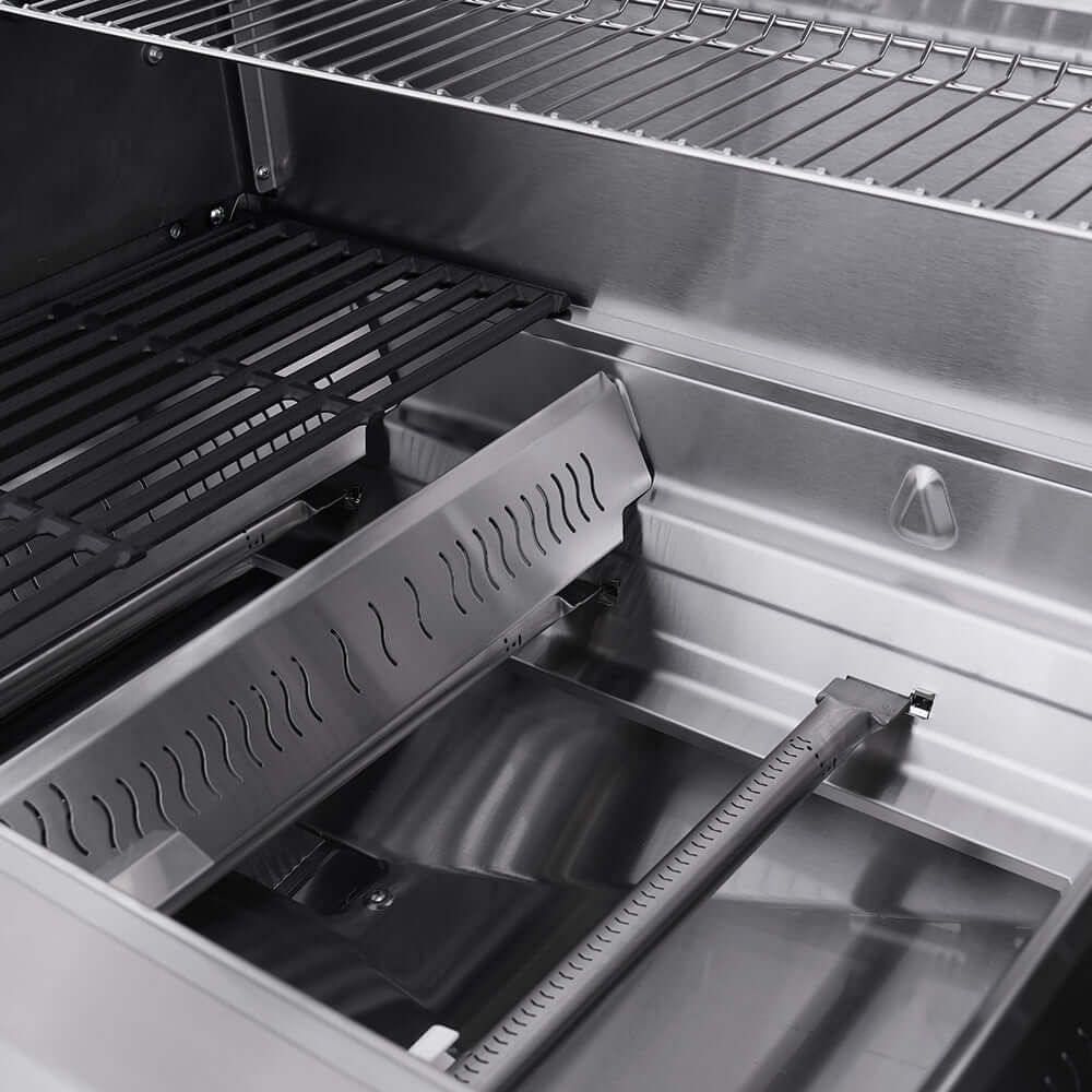 Monument Grills Eminence 405 Series Tech Propane Gas Grill, 4 Burners, Stainless Steel