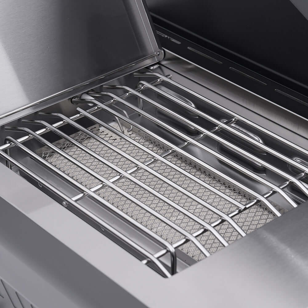 Monument Grills Eminence 405 Series Tech Propane Gas Grill, 4 Burners, Stainless Steel