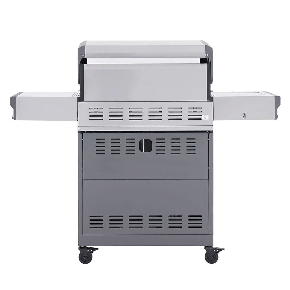 Monument Grills Eminence 405 Series Tech Propane Gas Grill, 4 Burners, Stainless Steel