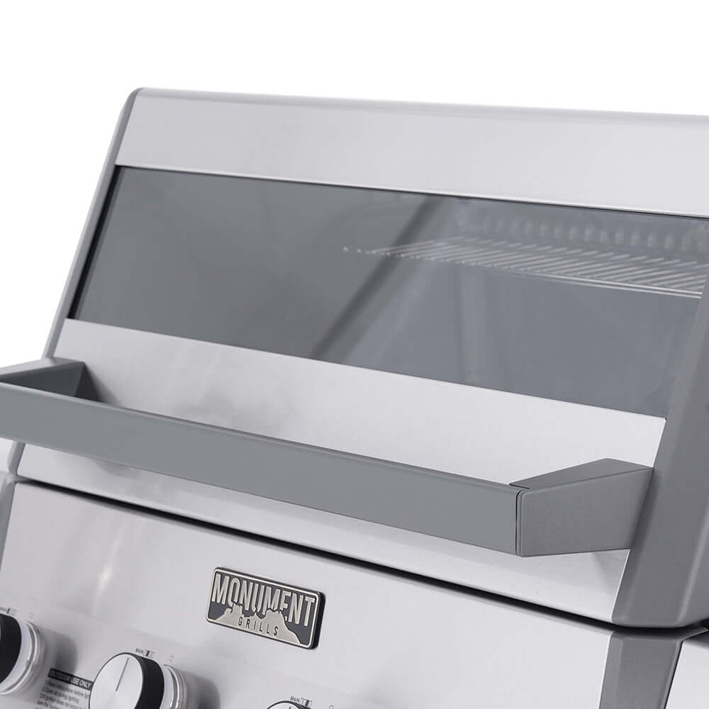 Monument Grills Eminence 405 Series Tech Propane Gas Grill, 4 Burners, Stainless Steel