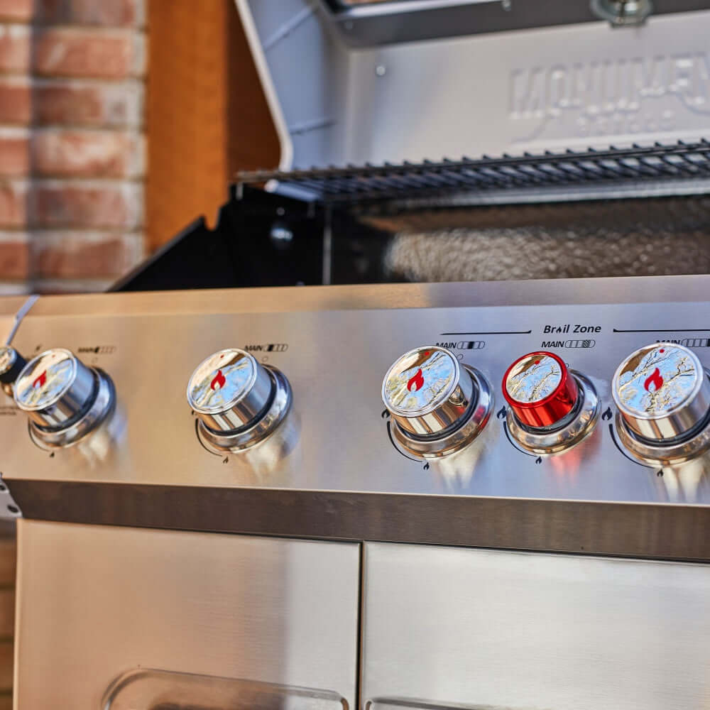 Monument Grills Mesa 415BZ Series Propane Gas Grill, 4 Burners, Stainless Steel