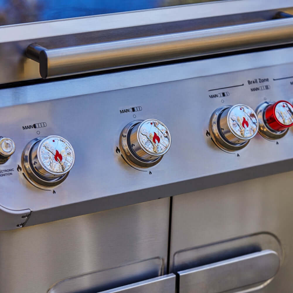 Monument Grills Mesa 415BZ Series Propane Gas Grill, 4 Burners, Stainless Steel