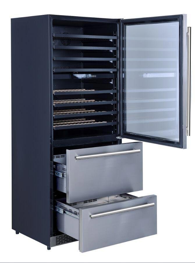Forno 30-Inch Dual Zone Wine Cooler/Refrigerator Drawer (FWCDR6661-30S)