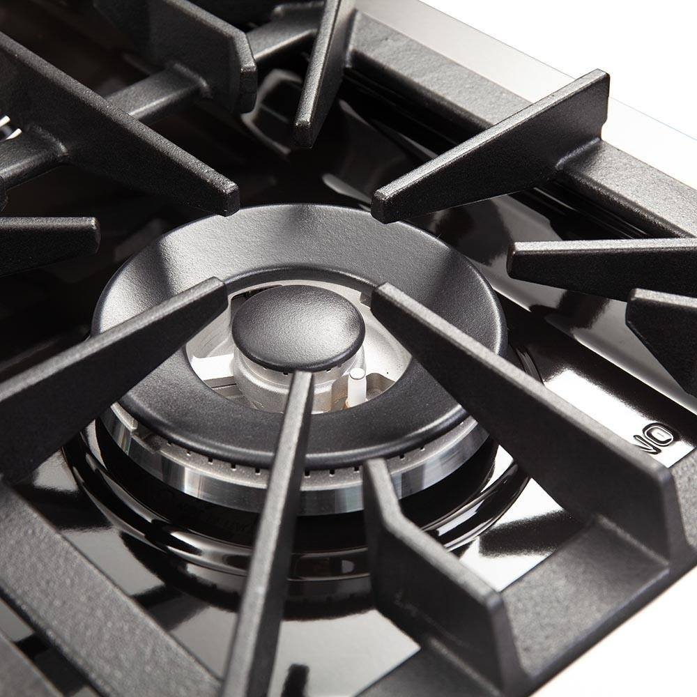 Forno Galiano 36-Inch Freestanding Dual Fuel Range, 6 Gas Burners, 240V Electric Convection Oven (FFSGS6156-36)