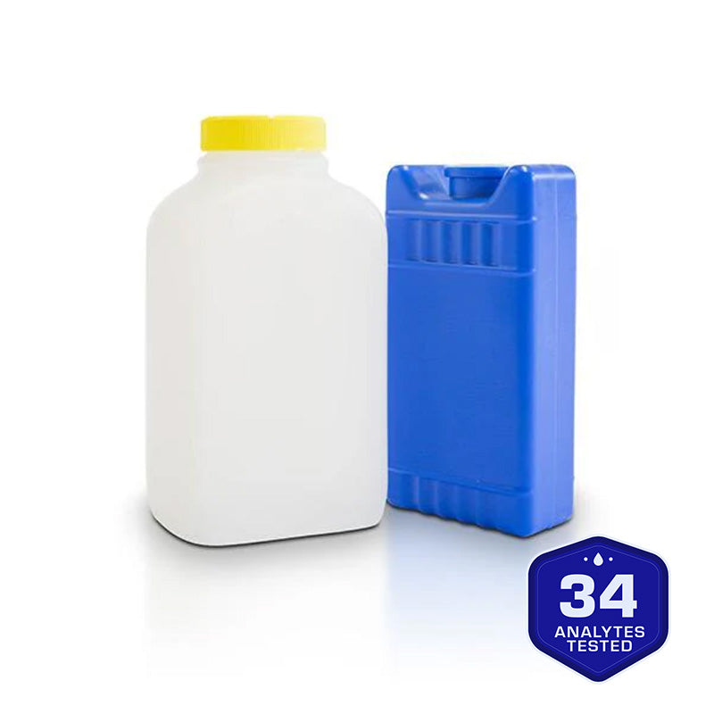 Crystal Quest Well Water Test Kit, Mail-In Lab Analysis, Lite, Basic, Standard or Deluxe