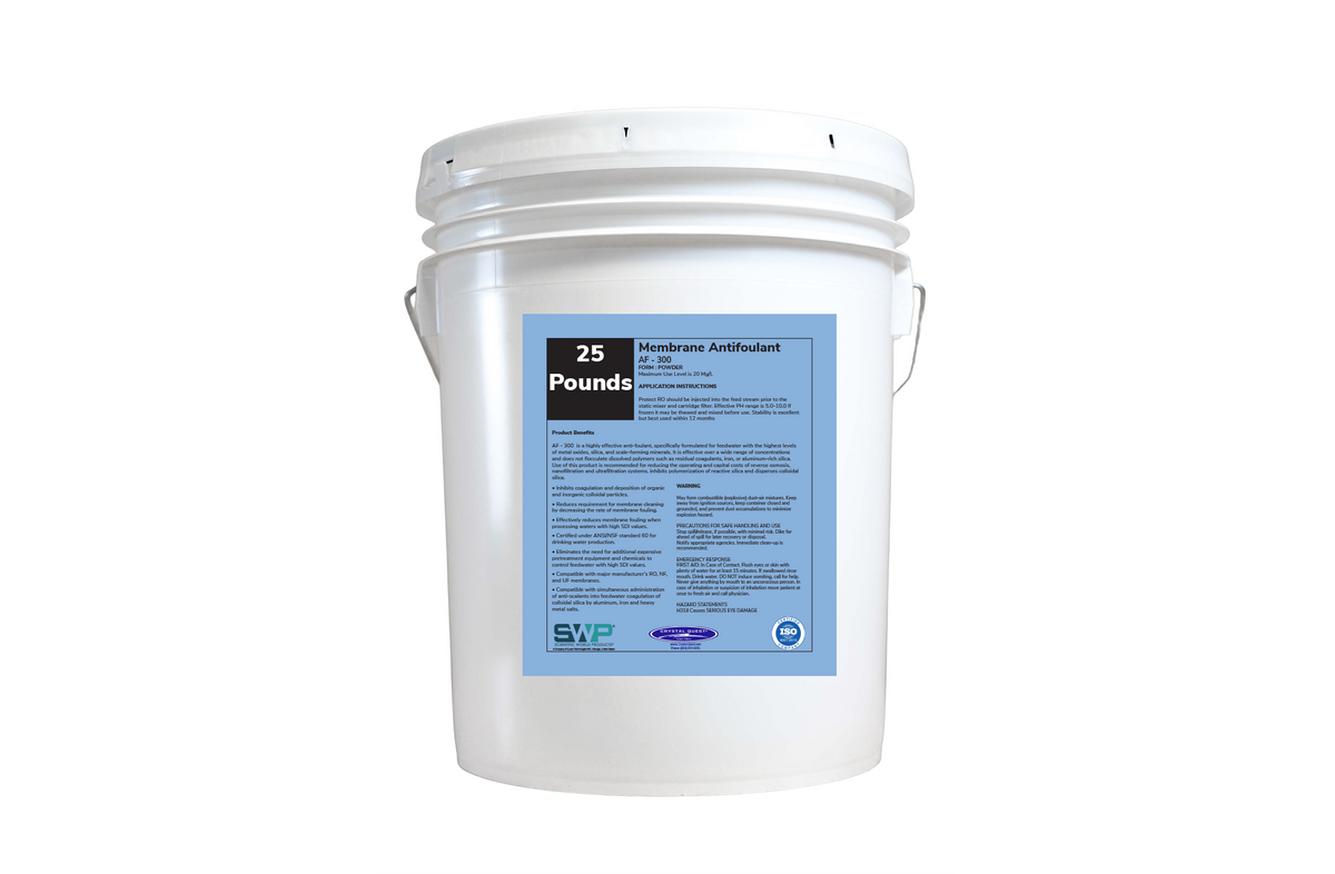 Crystal Quest AF-300 Membrane Antifoulant for RO, NF and UF Systems