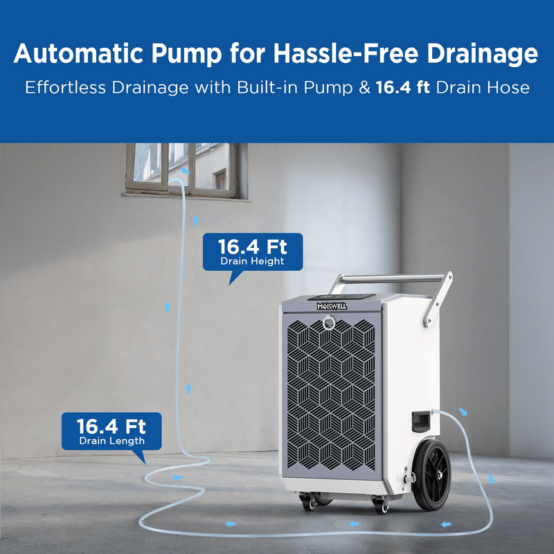 Moiswell Pioneer commercial dehumidifier Pioneer-XI - built-in pump drainage