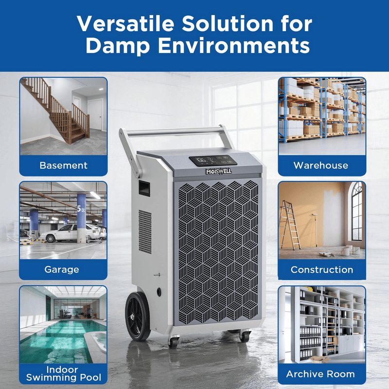 Moiswell Pioneer commercial dehumidifier Pioneer-XII - commercial applications