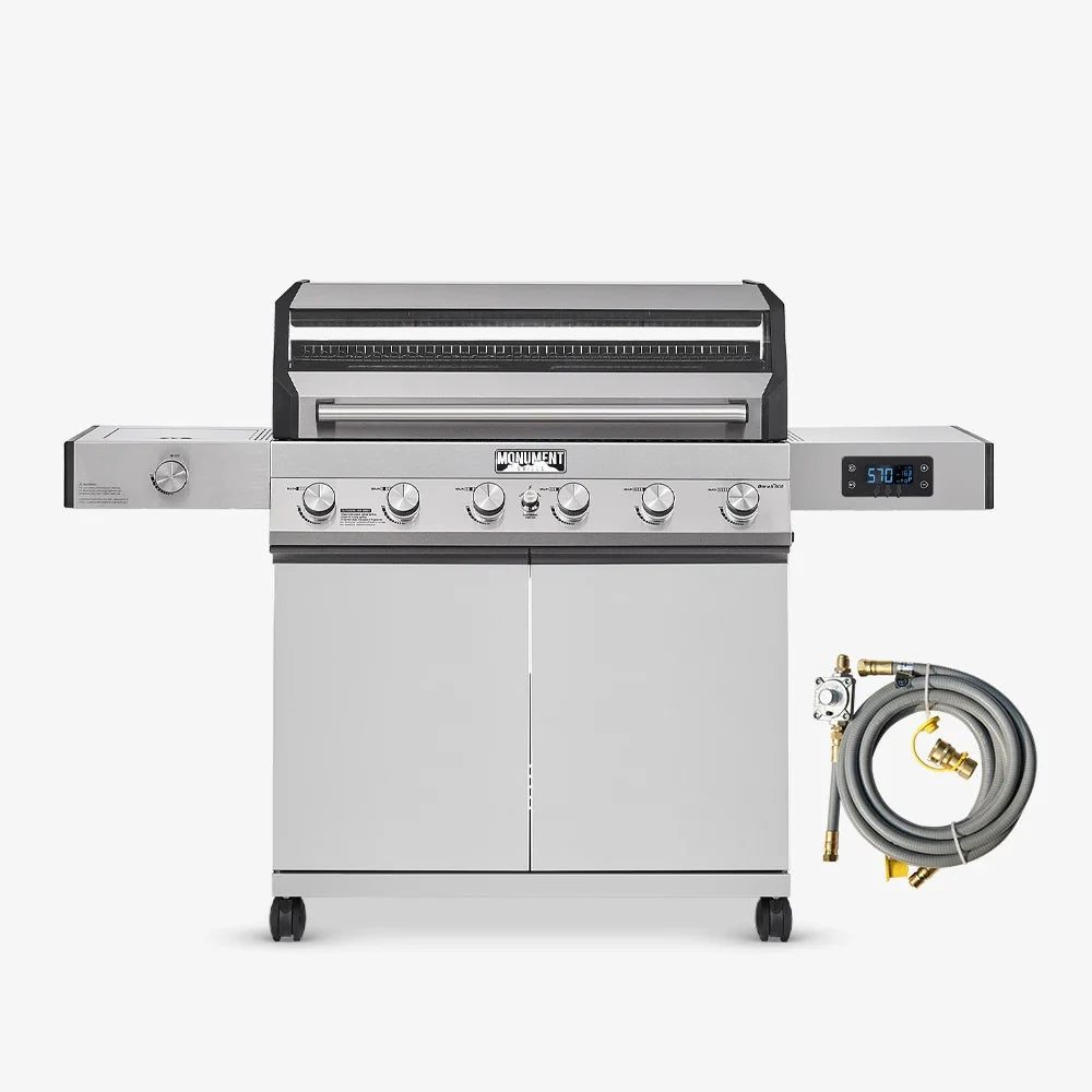 Monument Grills Denali 605 six burner gas grill with natural gas conversion kit