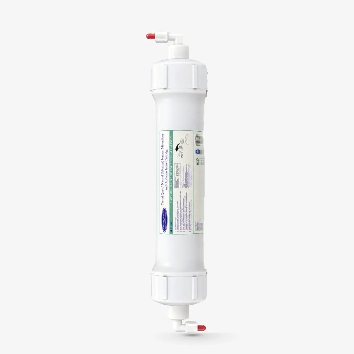 Crystal Quest Natural Alkalinize Ionizer, Mineralizer and Oxidation Inline Cartridge, Calcite & Magnesium Oxide