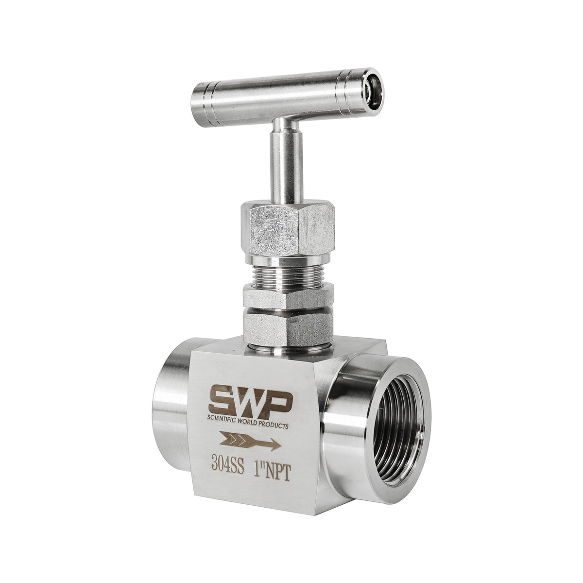 Crystal Quest Needle Valve, 1/4 Inch to 2 Inch Sizes
