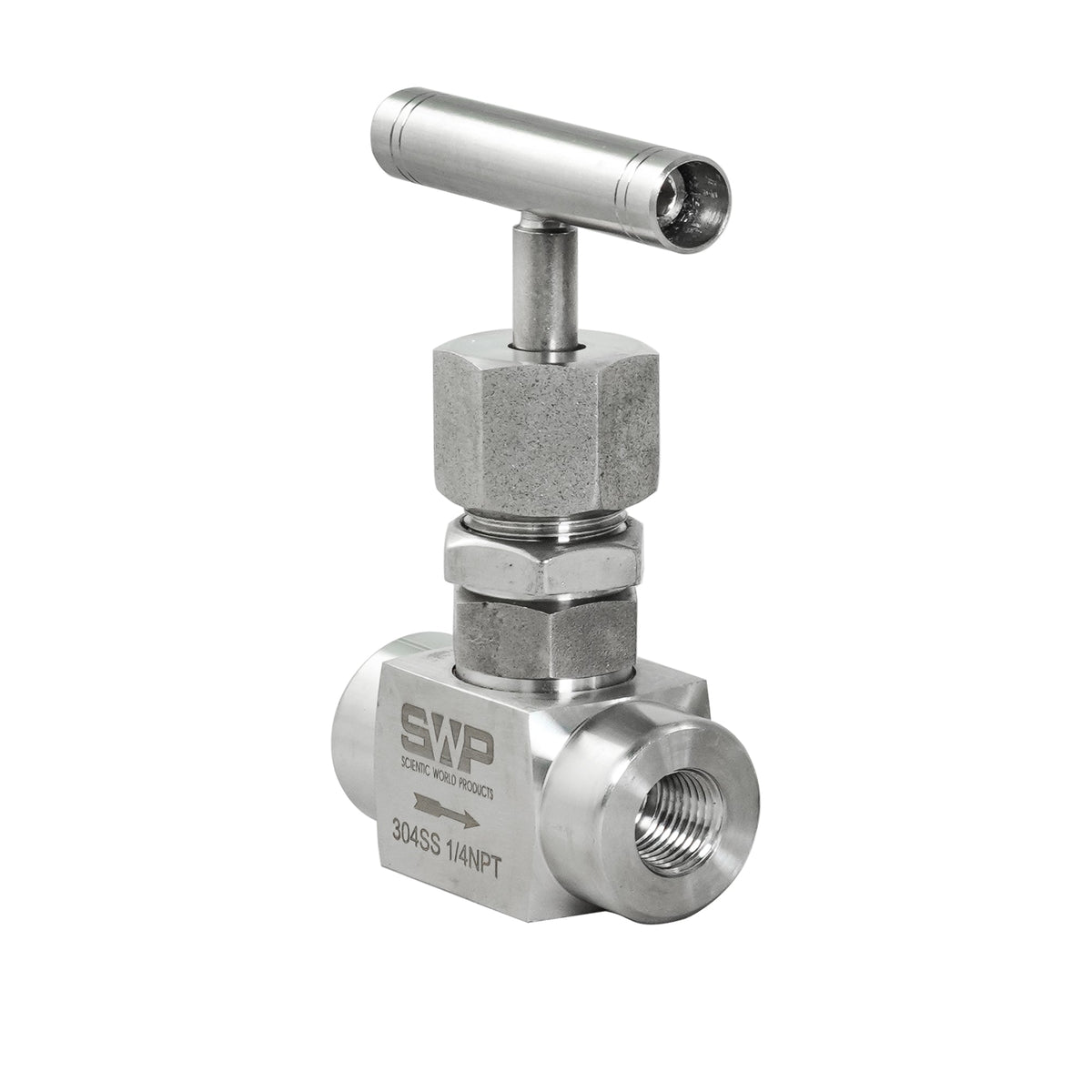 Crystal Quest Needle Valve, 1/4 Inch to 2 Inch Sizes