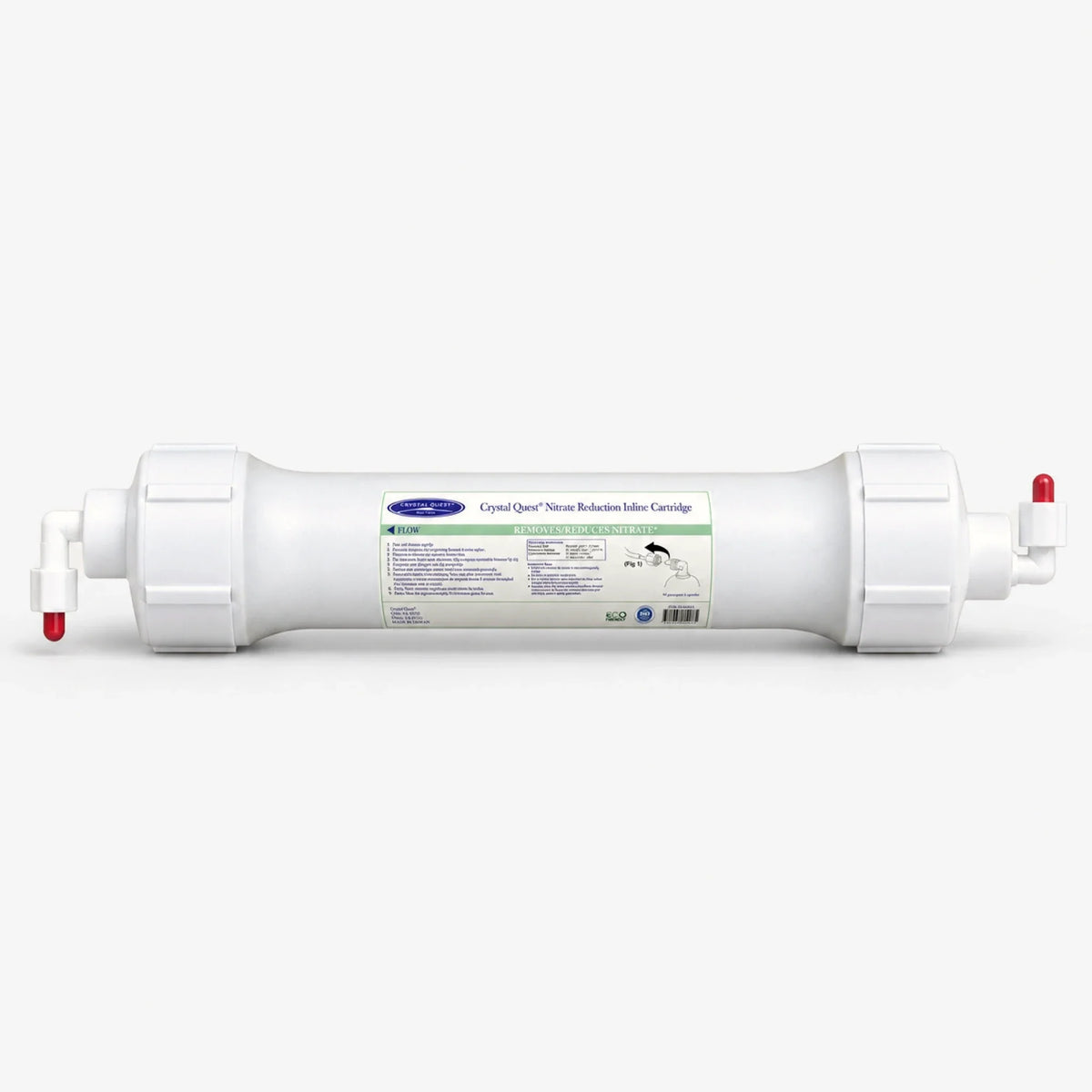 Crystal Quest Nitrate Removal Inline Filter Cartridge for Reverse Osmosis and Water Coolers