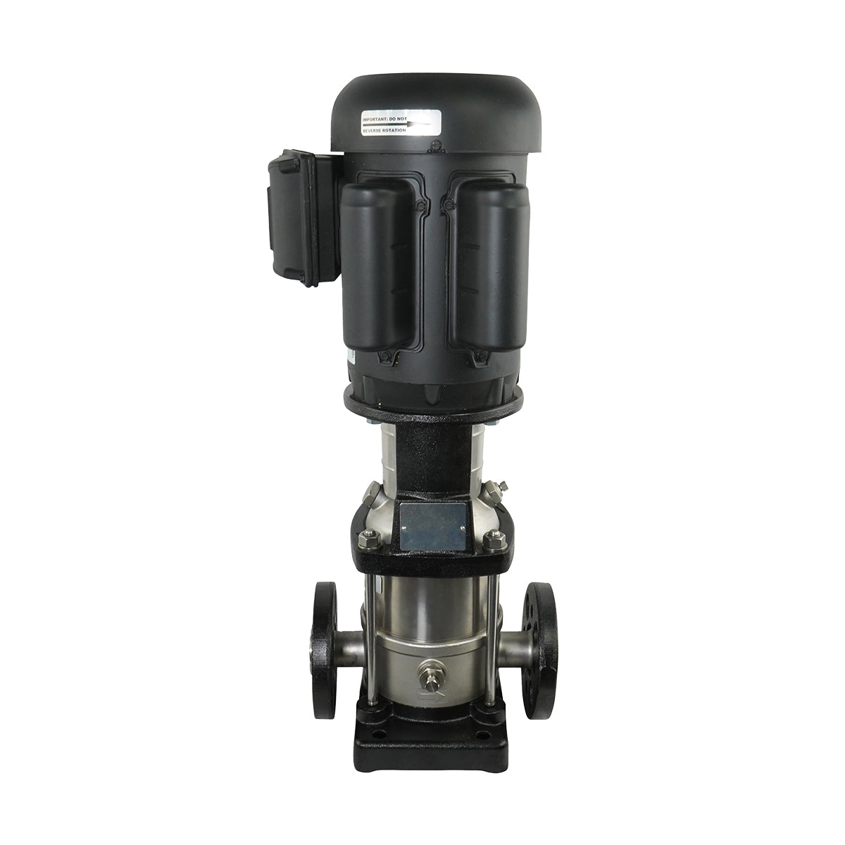 Crystal Quest V-Flow NV25-8S Vertical Multistage Booster Pump, 25 GPM, 3 HP Three-Phase (SWP-NV25B8FE3T)