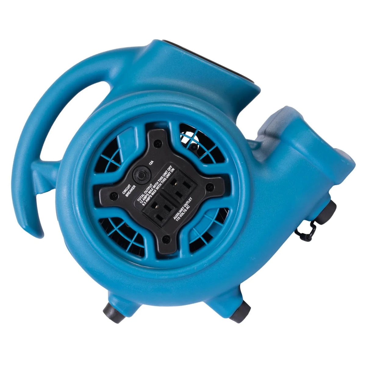 XPOWER compact air mover P-230AT - blue, 45 degree position