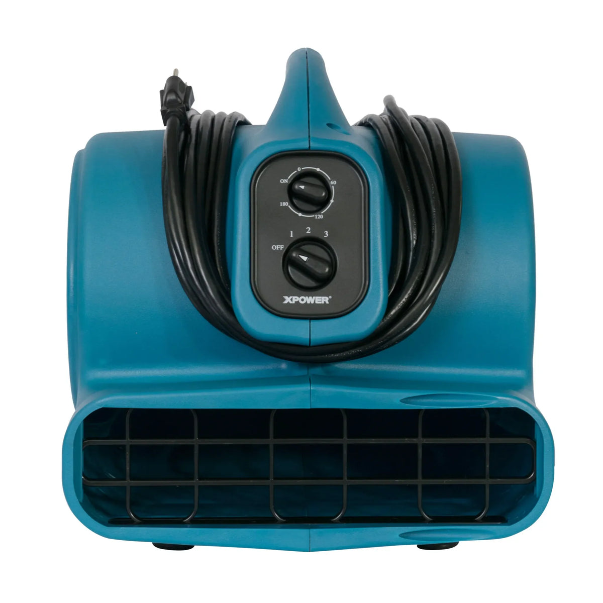 XPOWER Freshen Aire scented air mover P-450AT - front view with cord wrap