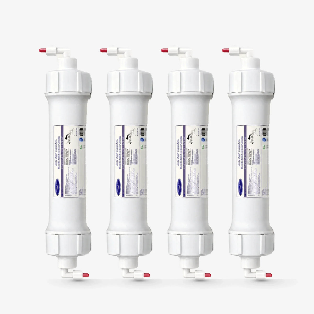 Crystal Quest Inline Fluoride Removal Filter Cartridge for RO Systems and Water Coolers