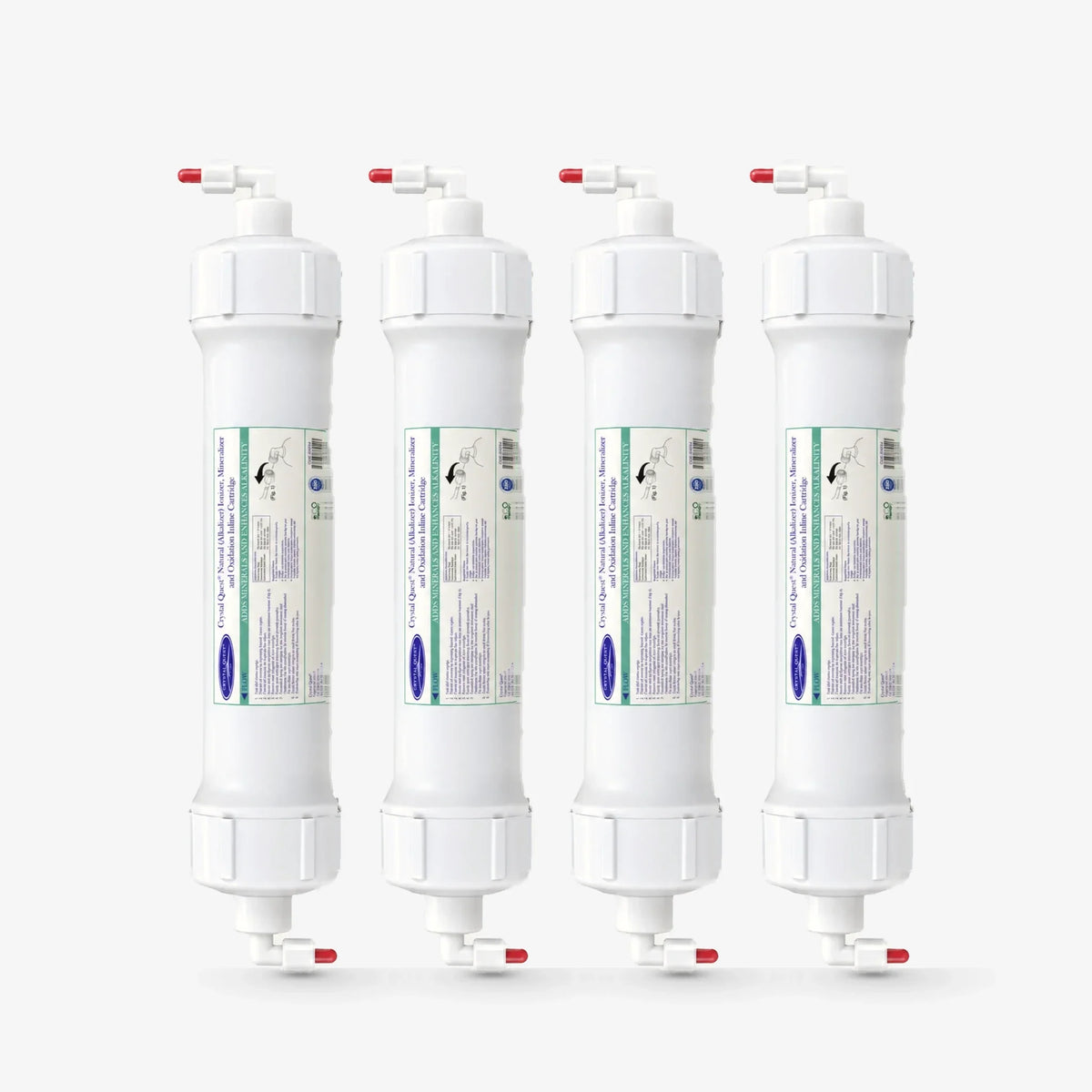 Crystal Quest Natural Alkalinize Ionizer, Mineralizer and Oxidation Inline Cartridge, Calcite & Magnesium Oxide